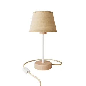 Lampe de table en bois avec abat-jour Impero - Alzaluce Wood - Neutre